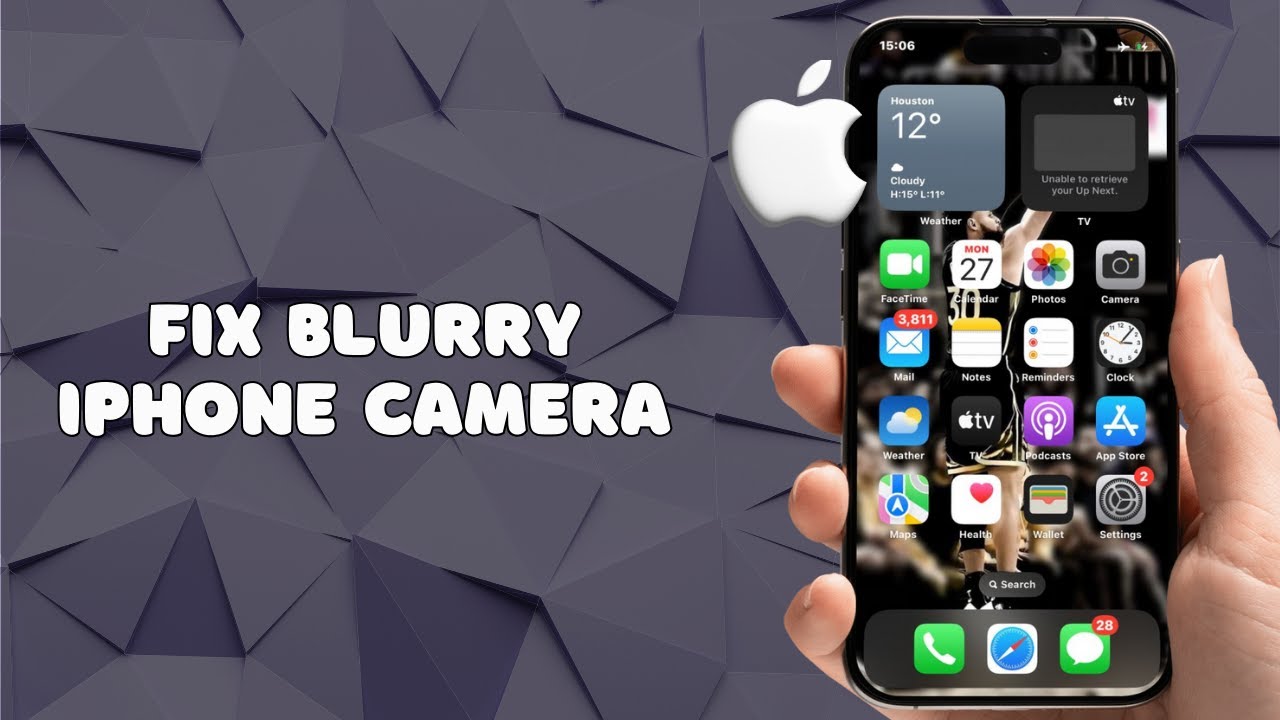 How To Fix Blurry iPhone Camera - YouTube