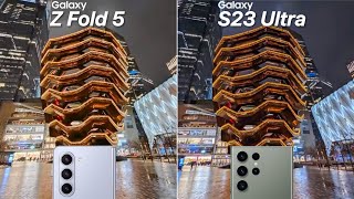 Samsung Galaxy Z Fold 5 VS Galaxy S23 Ultra Camera Test