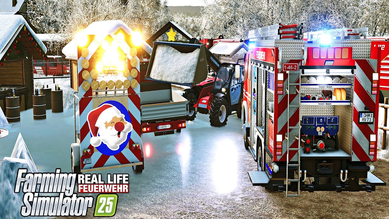 LS25 REAL LIFE: Großeinsatz der Feuerwehr: Hochwasser auf dem Weihnachtsmarkt 🚒 | Folge 10