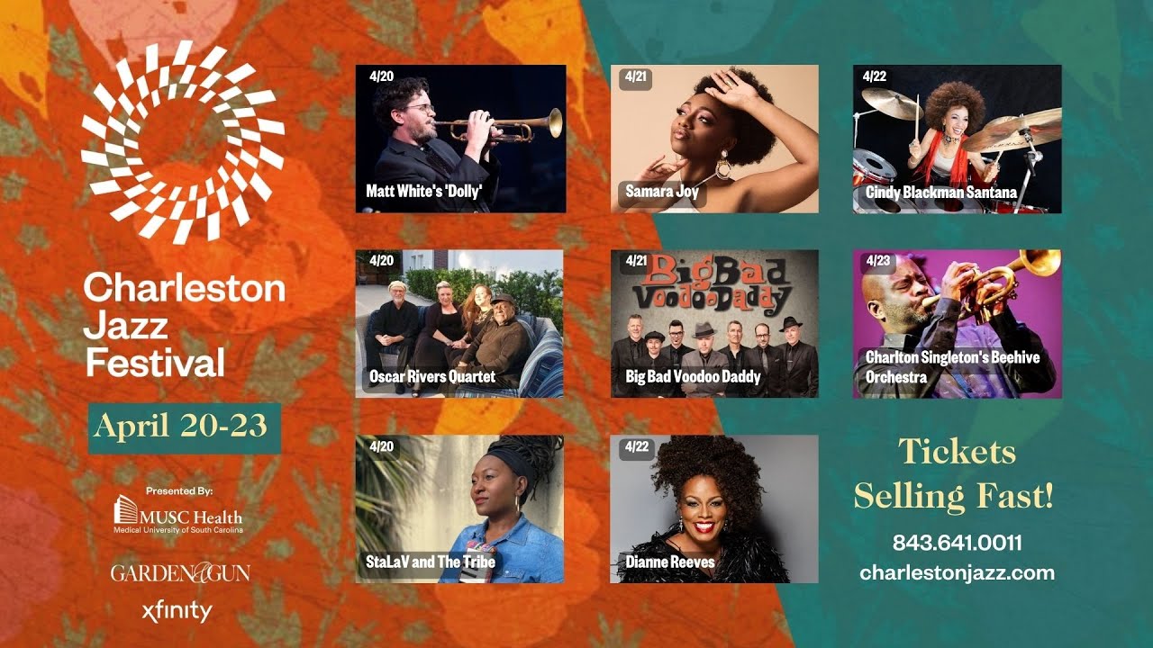 Charleston Jazz Festival | April 20–23, 2023 | Charleston, SC - YouTube
