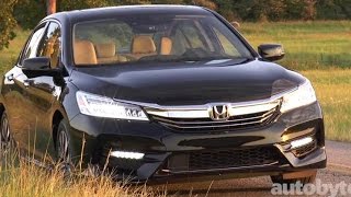 2017 Honda Accord HYBRID Touring Test Drive Video Review