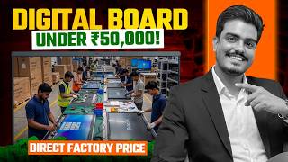 ₹50,000 Ke Under Best Digital Board | Smart Board Direct Factory Price Par Kaise Khareedein? screenshot 5