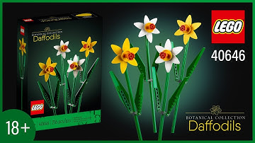 LEGO® Daffodils (40646)[216 pcs] Speed Build @TopBrickBuilder18plus
