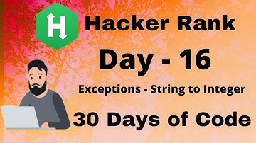 Hacker Rank 30 days of code in C++ || Day 16 : Exceptions  || code  solution.