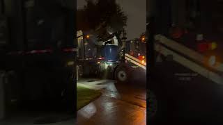 2840 on a rainy evening yard waste collection
