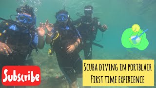 First ever experience of scuba diving 🤿 #portblair #scubadiving #adventure #trending #song