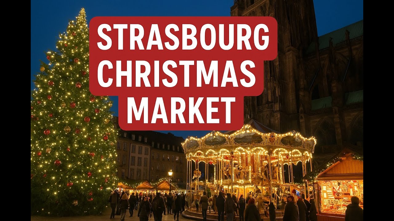 Strasbourg Christmas Market 2025 OPENING DAY – Walking Tour [4K]