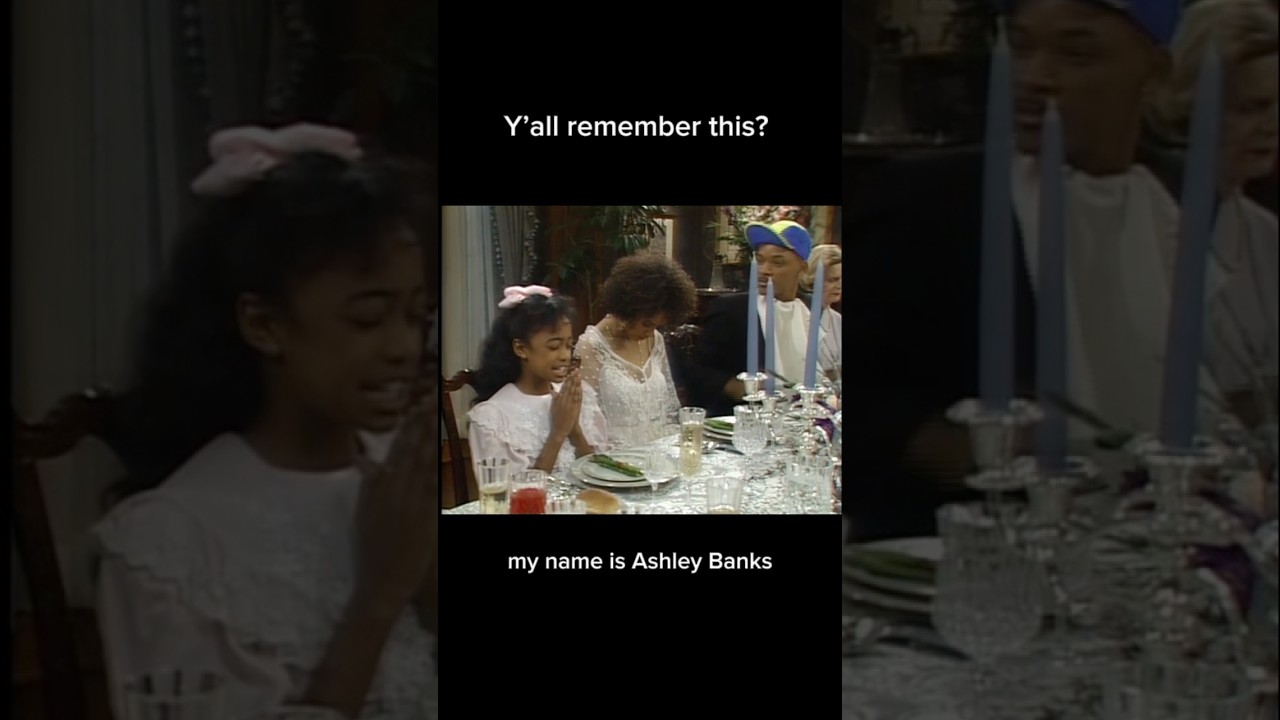 No one says grace like Ashley Banks 😂