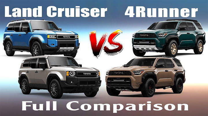 2025 Toyota Land Cruiser vs 4Runner | Full Comparison: Design, Performance, Tech, Price and more