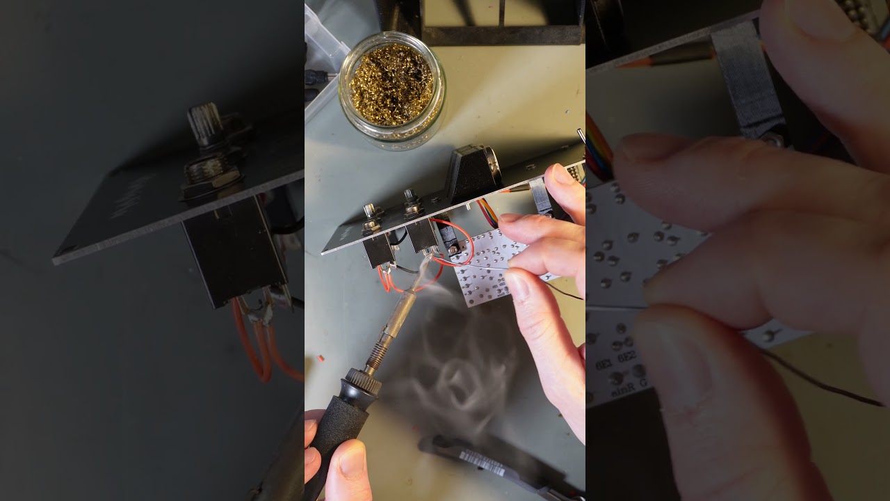 Building a tube VU meter for my modular