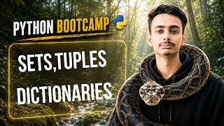 Sets,Tuples and Dictionaries || Lecture-6 || PYTHON BOOTCAMP SERIES