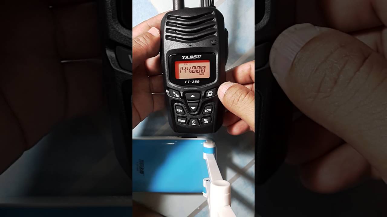 วิธีบันทึกช่อง YAESU FT 259