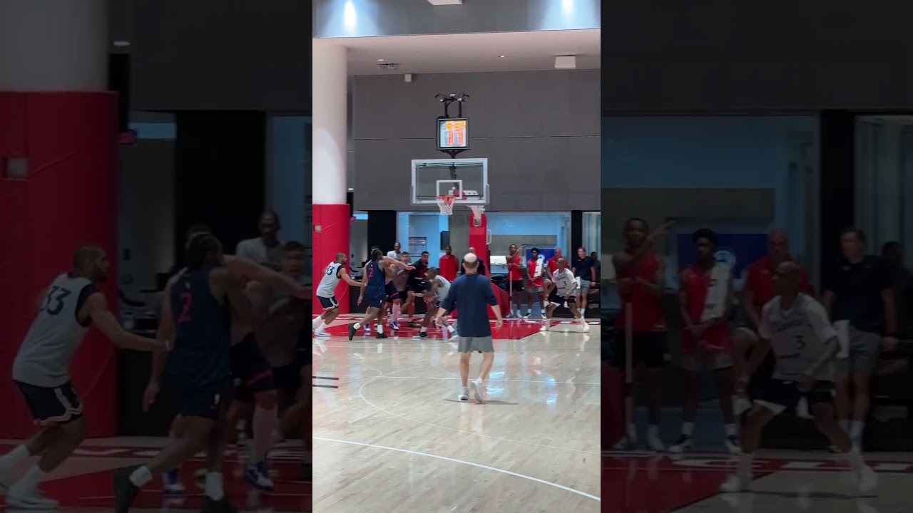 Kawhi finds Harden for👌