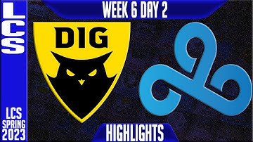 C9 vs DIG Highlights | LCS Spring 2023 W6D2 | Cloud9 vs Dignitas