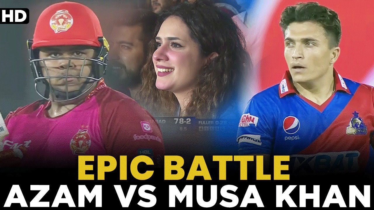 Epic Battle | Azam Khan vs Musa Khan | Karachi Kings vs Islamabad United | Match4 | HBL PSL 8 | MI2A