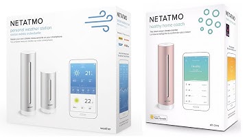 Метеостанция Netatmo Urban Weather Station и Healthy Coach HomeKit распаковка и первое впечатление
