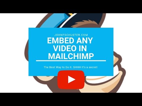 ვიდეო: როგორ ჩავსვა სიმბოლო Mailchimp-ში?