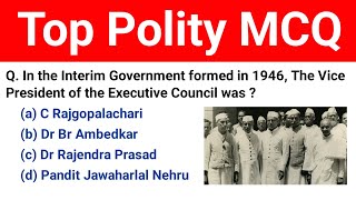 Indian Polity Important Mcq Indian Polity And Constitution Important Questions Important Polity