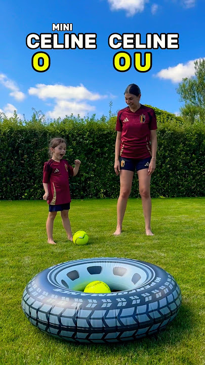 GAME OF O.U.T. vs MINI CELINE 🙈⚽️