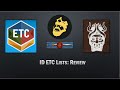 Review of ID ETC lists