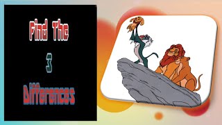 Find The Differences (Lion King   A002) screenshot 2