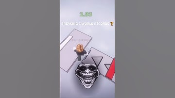 Breaking three World Records! 🏆 | #roblox #robloxedit #speedrun #obby