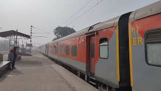 India's First Rajdhani Express 12306-Howrah Rajdhani Express With His Howrah PUSH-PULL Locomotive