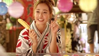 沢尻エリカ、夏祭りの屋台で大はしゃぎ！