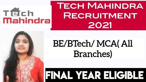 Tech Mahindra Recruitment 2021| BE BTech MCA| Jobs 2021 @EasyElectronics_jobupdates