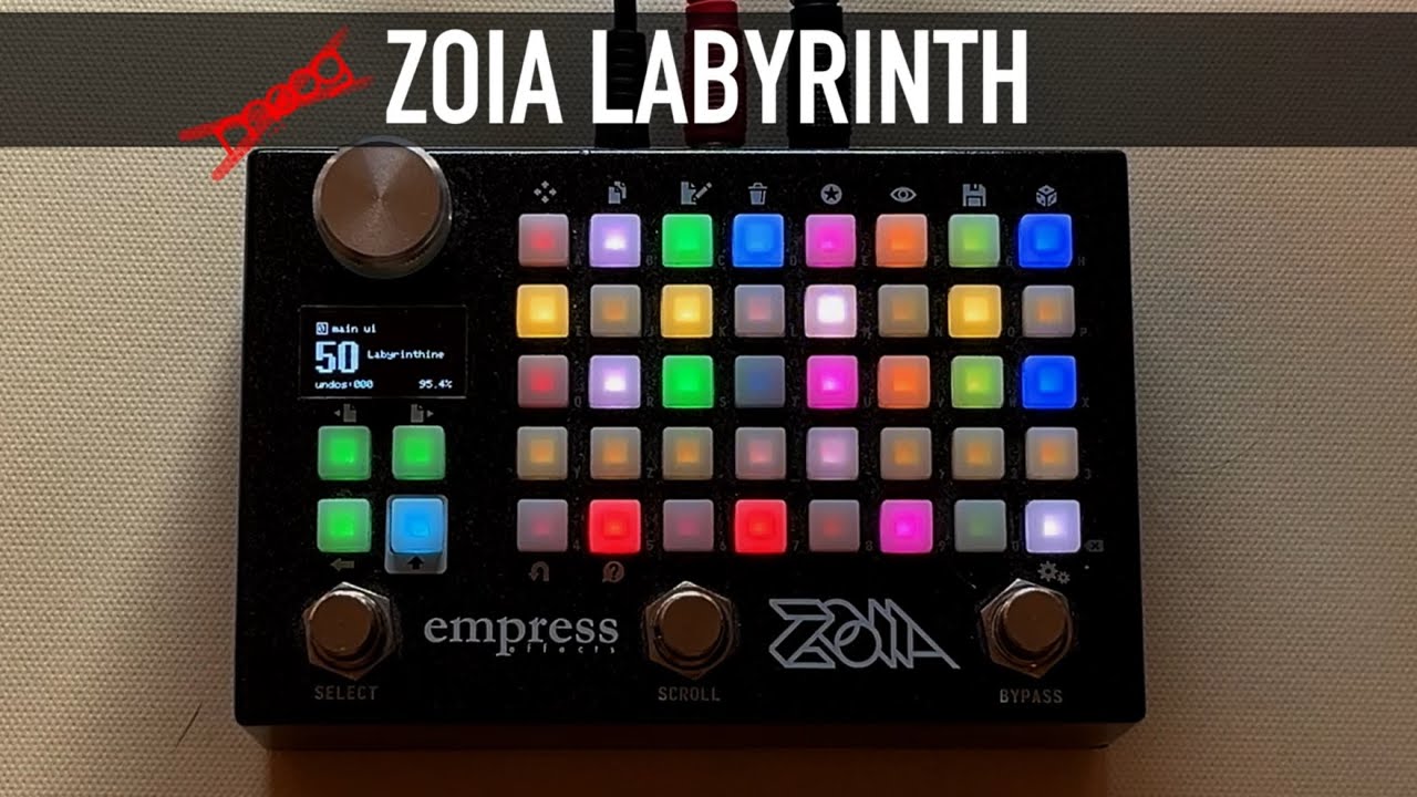 Labyrinthine (Moog Labyrinth on Empress Effects ZOIA) - YouTube