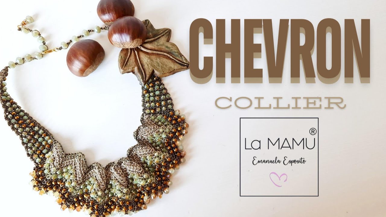 CHEVRON collier ad uncinetto: UN CAPOLAVORO DI TECNICA E BELLEZZA!✨