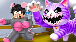 Escaping Evil CATNAP in Roblox