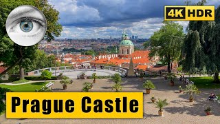 Prague Castle Walking Tour 🇨🇿 Czech Republic 4K HDR ASMR