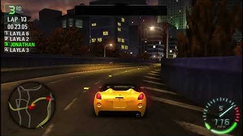 Need for Speed Carbon: Own the City (PSP) - University Drive (Lap Knockout)