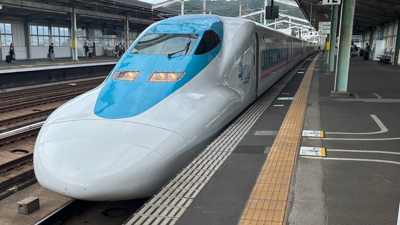 偶然！ワンピース新幹線が来ました