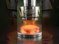 “1000 Red Hot Nails vs Industrial Hydraulic Press!” #youtubeshorts #reels