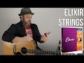 Elixir Strings on a Martin D28 Acoustic Guitar