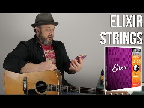 Elixir Strings on a Martin D28 Acoustic Guitar