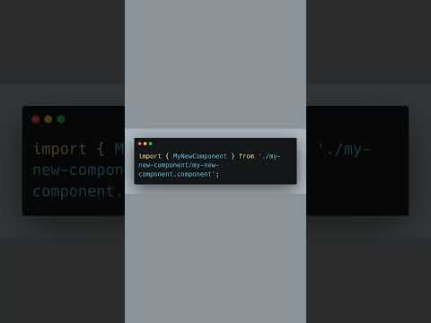 Angular CLI: Create New Components Fast! #Angular