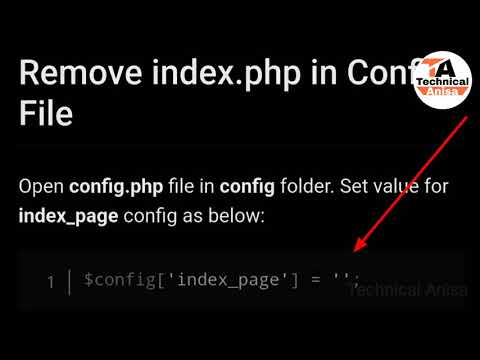 How to Remove index.php From URL In Codeigniter
