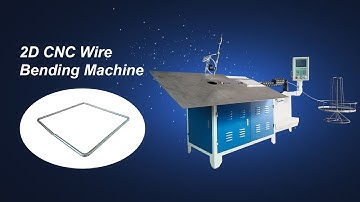 2.0-6.0mm 4 Axis CNC 2D Wire Bending Machine