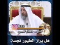 هل براز الطيور نجسة