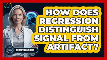 How Does Regression Distinguish Signal From Artifact?