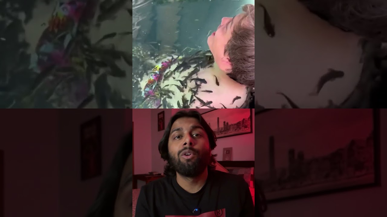 This Fish Foot Massage is Relaxing but Dangerous 😱