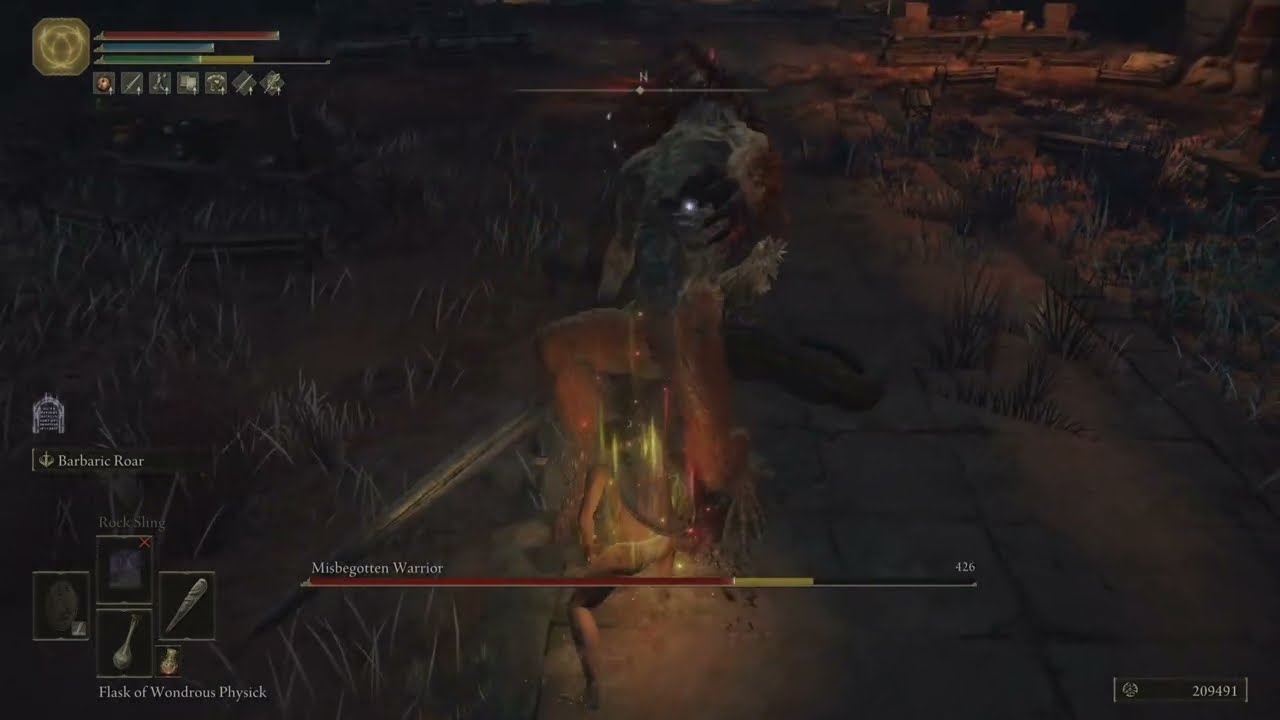 Elden Ring | Misbegotten Warrior & Crucible Knight | Rune Level One ...