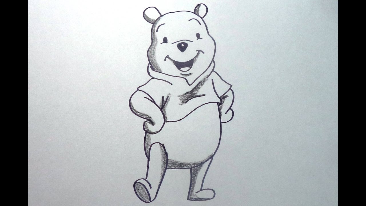 Cómo dibujar al oso Winnie Pooh paso a paso - thptnganamst.edu.vn