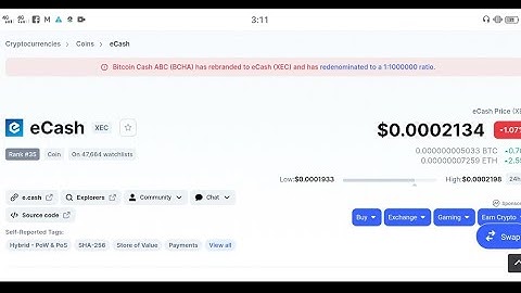 XEC Ecash Holders Unbelievable! || Ecash Price Prediction Update || XEC Ecash Coin