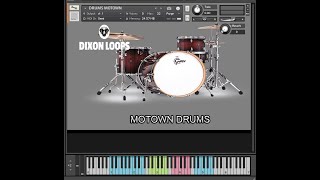 DRUMS MOTOWN - Kontakt Library  / Dixonloops.com