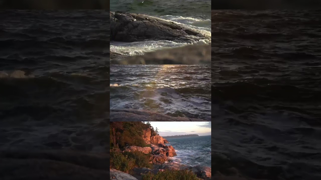 10 seconds of ocean waves to break your scroll 