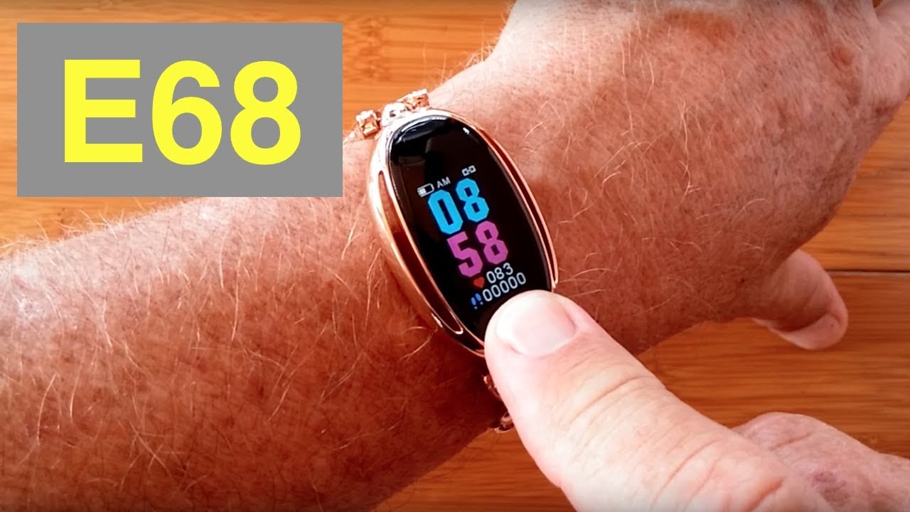CYUC E68 Women’s IP67 Waterproof Blood Pressure Diamond Smart Bracelet: Unboxing and 1st Look